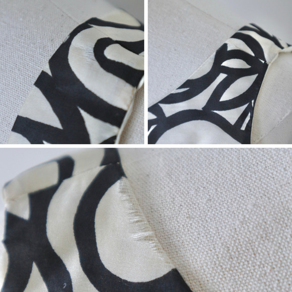 Vintage 1950s Size XXS Silk Low Back Sheath Dress Abstract Floral Novelty Print - Picture 10 of 10